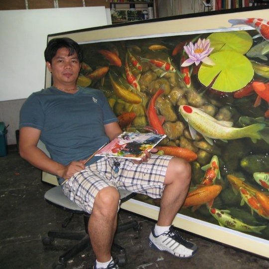drybrush Philippine Art Gallery - Angelito "Jo"  Florendo  Painter