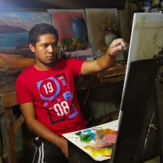drybrush Gallery - Philippine/Local artists - Conrado T. Palicte III -  Painter