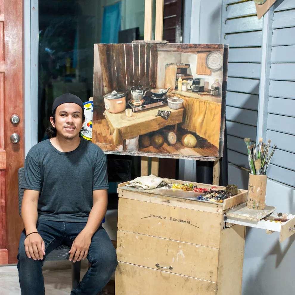 drybrush Gallery - Philippine/Local artists - Dominic Escobar -  Painter