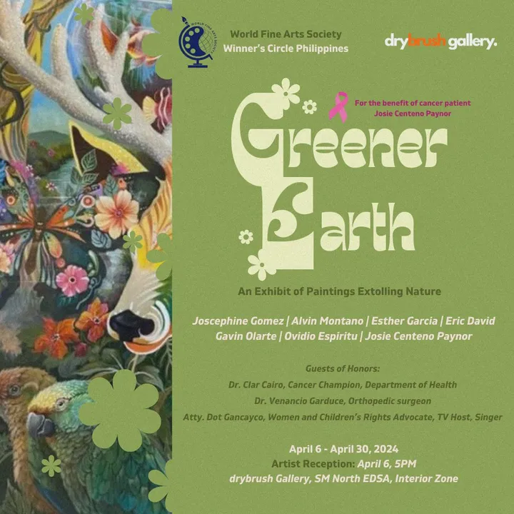 Greener Earth – An Exhibit of Paintings Extolling Nature