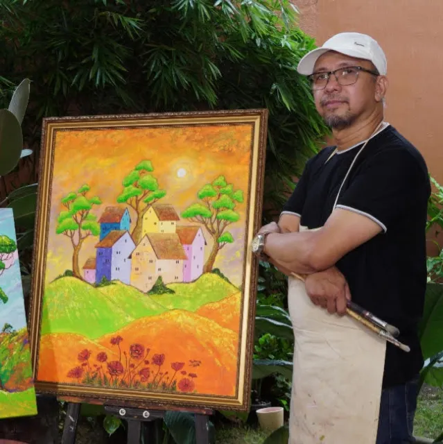 drybrush Gallery - Philippine/Local artists - Nelson Basa -  Painter Sculptor