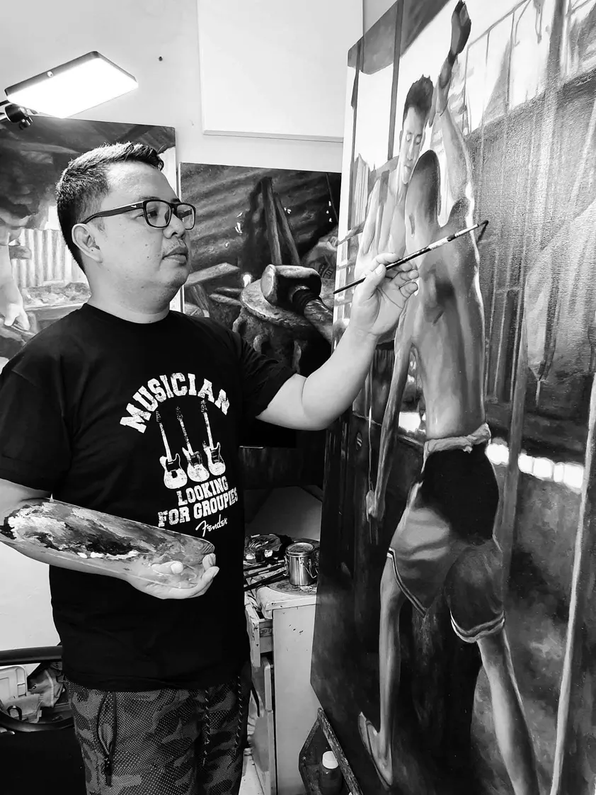 drybrush Gallery - Philippine/Local artists - Jun Tuplano -  Painter