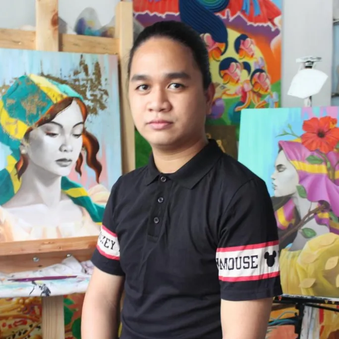 drybrush Gallery - Philippine/Local artists - Resty P. Cagayat -  Painter