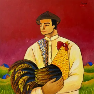 Neptalie Aunzo - Bagong Umaga - drybrush Gallery - Philippine Art