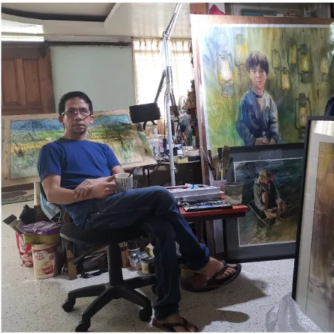 drybrush Philippine Art Gallery - Warlito "Lito" Ballaran Painter