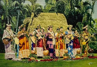 ハワイ絵画の魔術師Juno Galang ジュノ・ガラン印刷画、額装